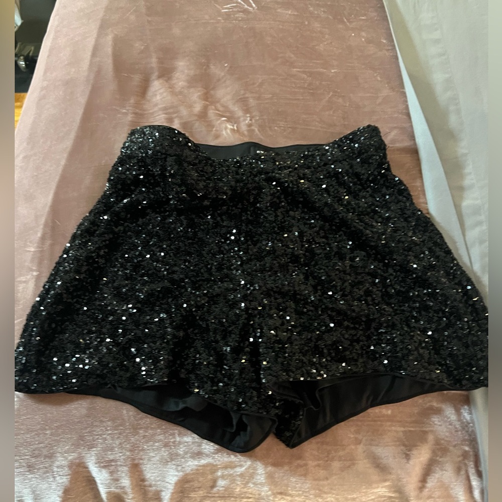 Express sequin shorts size Medium brand new